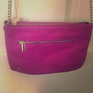 Bright, vibrant purple cross-body H&M bag!!